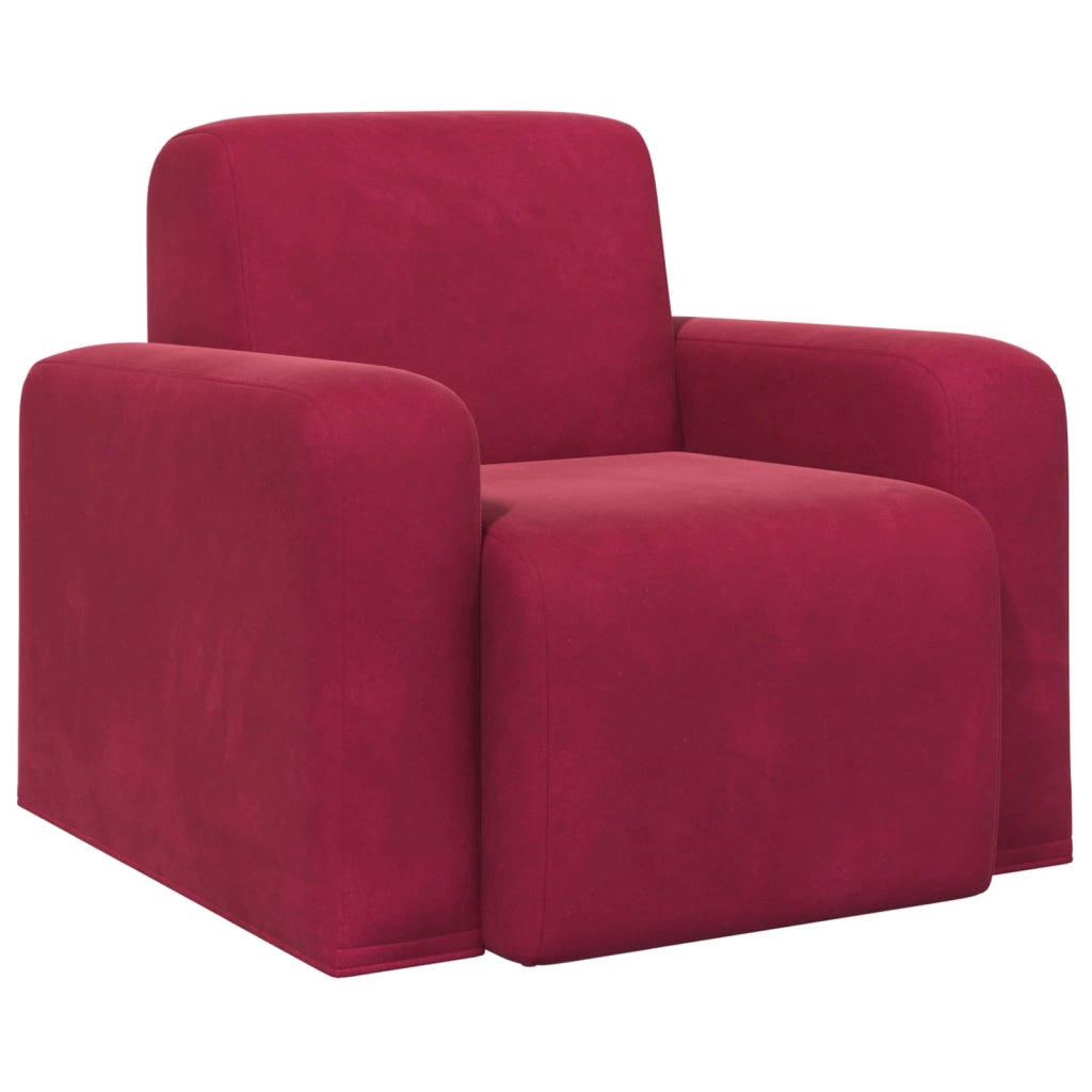 Poltrona Rosso Vino Velluto (V) 42042434