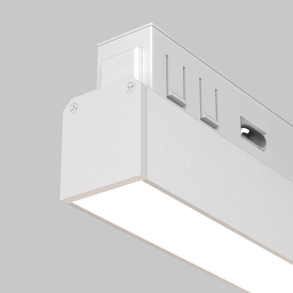 Maytoni Lampada da binario moderna Exility Basis Angle 1 luce LED integrato bianco alluminio