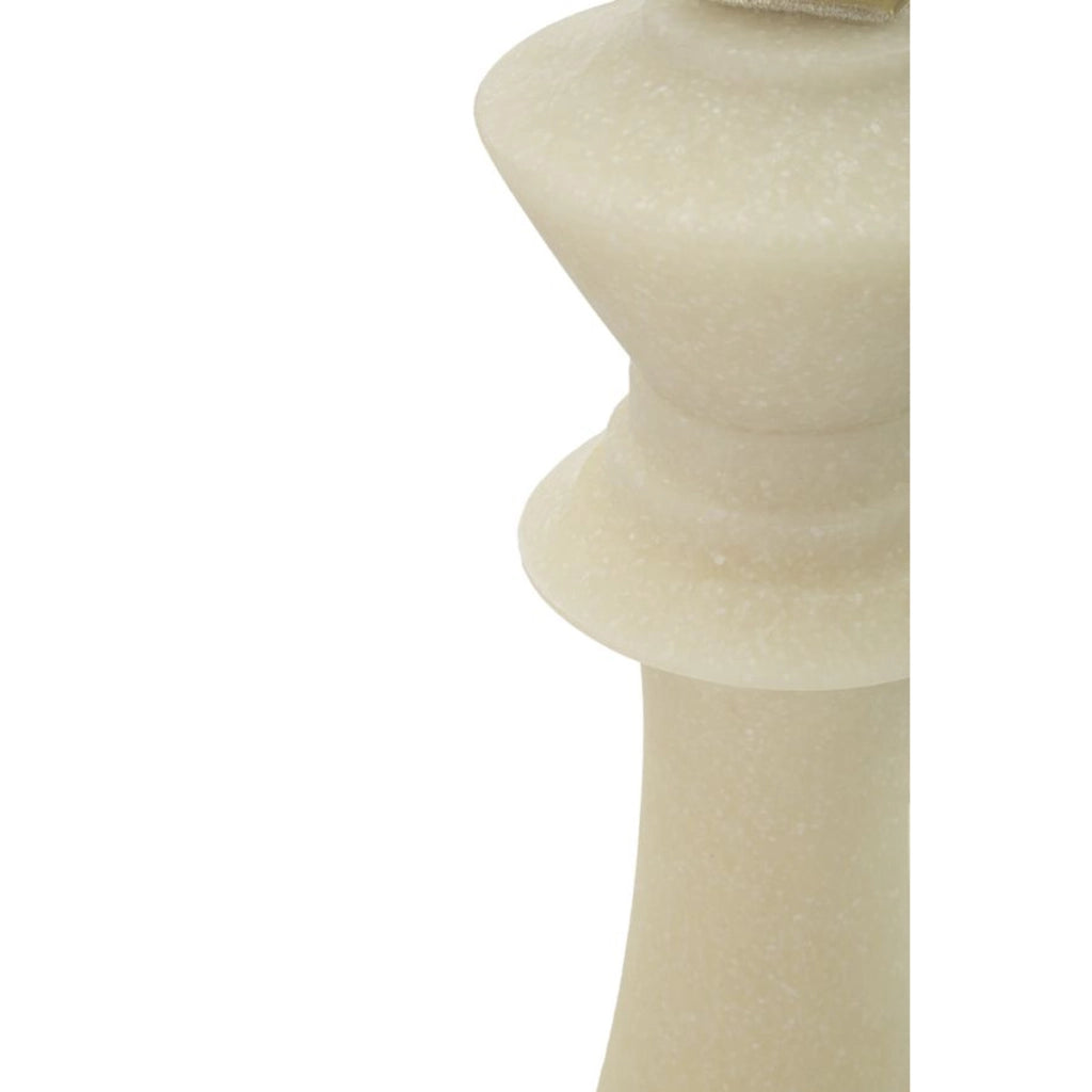 Scultura Scacchi 1, Bianco, Poliresina, 13x13x41 cm
