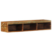 Mobile TV a Parete 100x30x19 cm in Legno Massello di Recupero 4017480