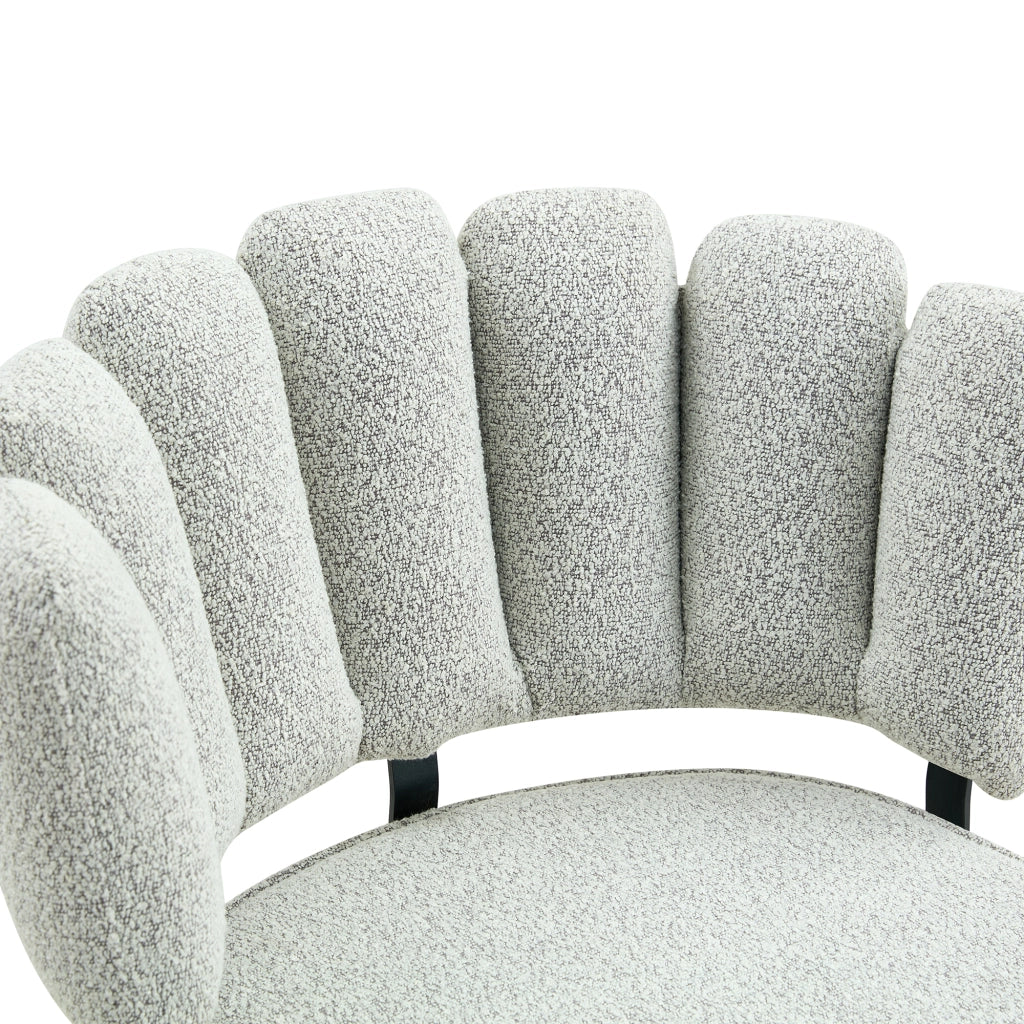 Set tavolo e sedie con 1 tavolo rotondo; 4 sedie e doppio ripiano in MDF e metallo nero; beige chiaro e noce