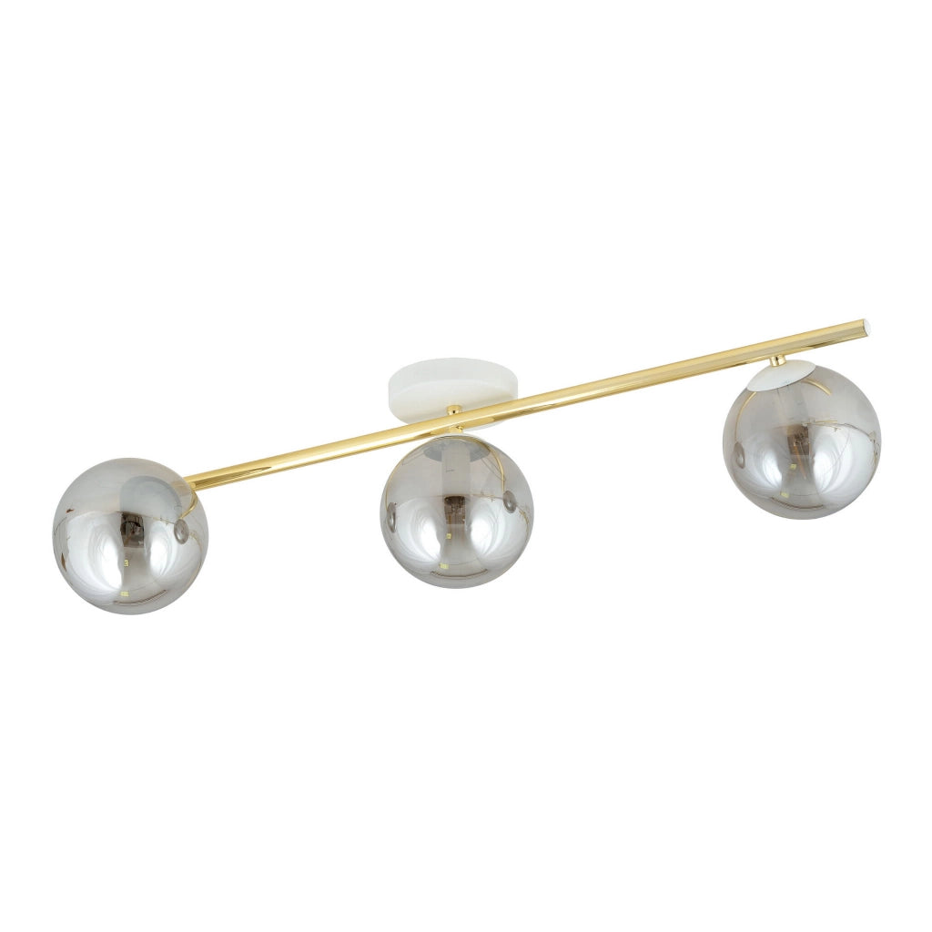 Emibig plafoniera SPLENDI 3 3xE14 oro grafite metallo