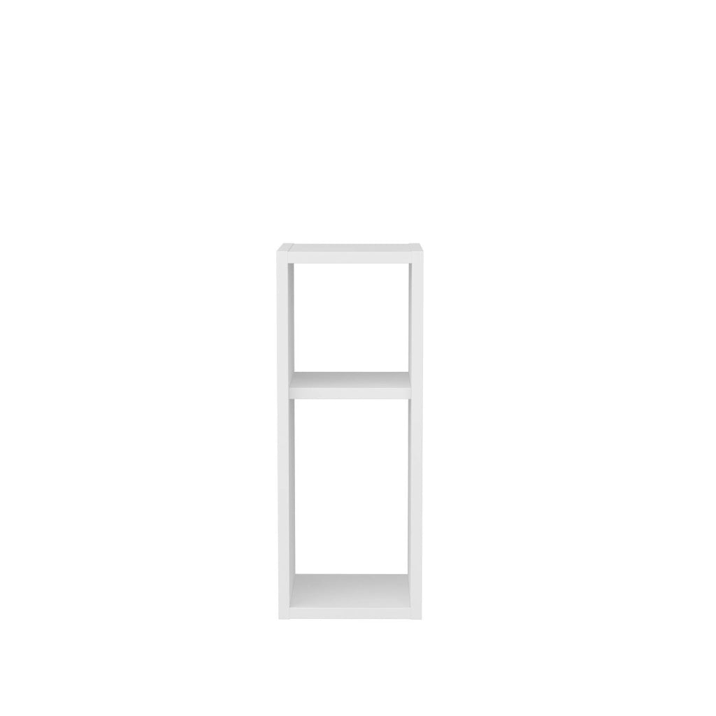 Comodino in legno "Sault" - 23 x 22 x 60 cm - Bianco