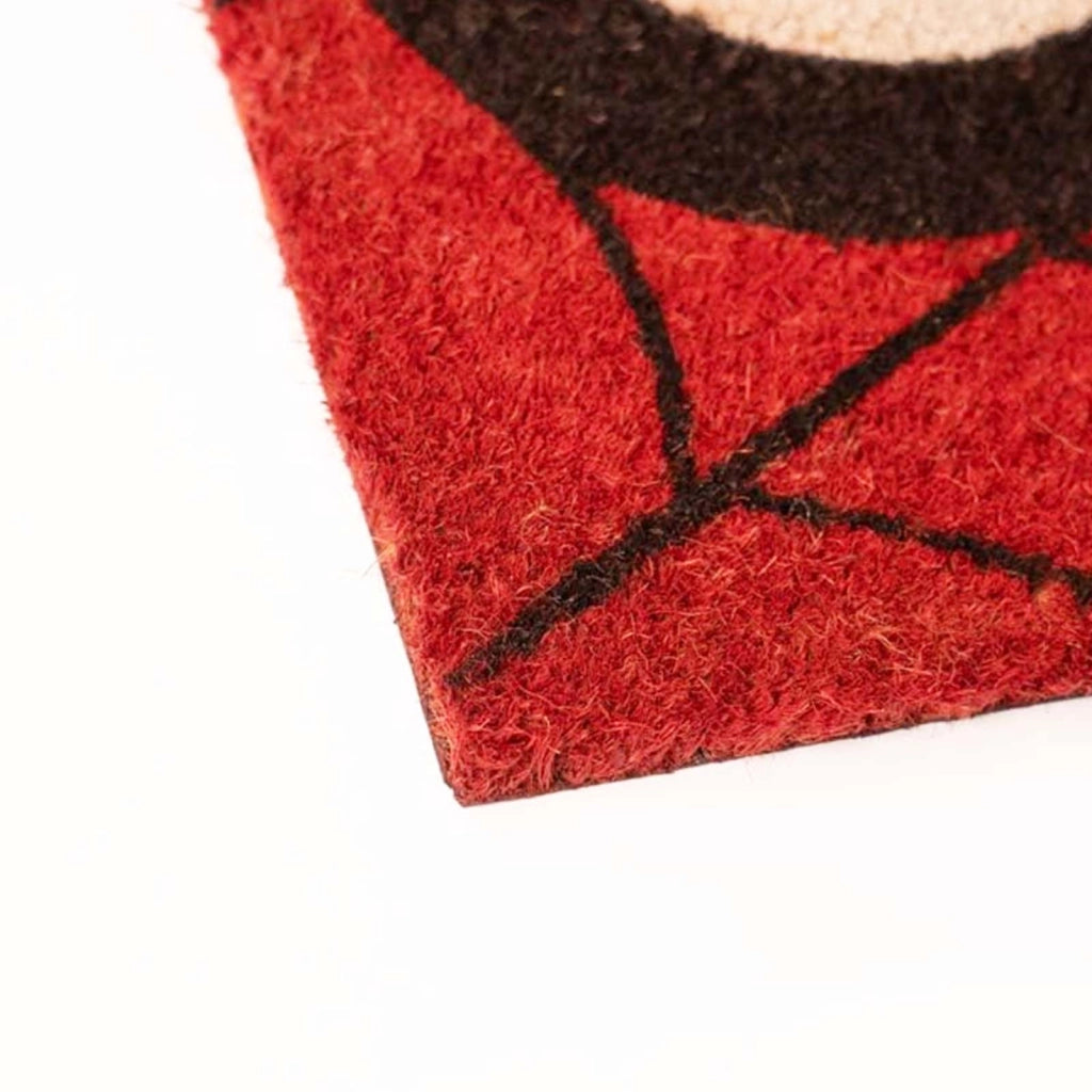 Zerbino Decorativo Antiscivolo 40x60cm Maschera da Supereroe Rosso / Nero Spiderman
