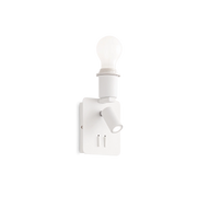 Lampada Da Parete Gea Map2 Bianco Ideal-lux
