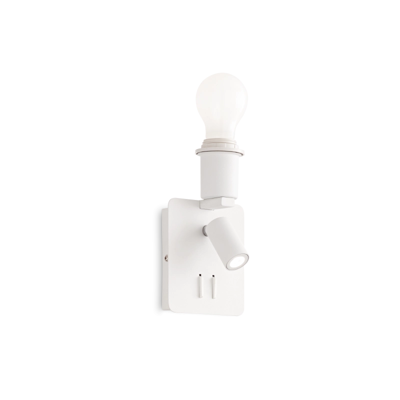 Lampada Da Parete Gea Map2 Bianco Ideal-lux