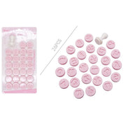Trade Shop - Set 26 Stampi Forma Lettere Minuscole Per Dolci Pasta Biscotti Pasticceria 99024 -