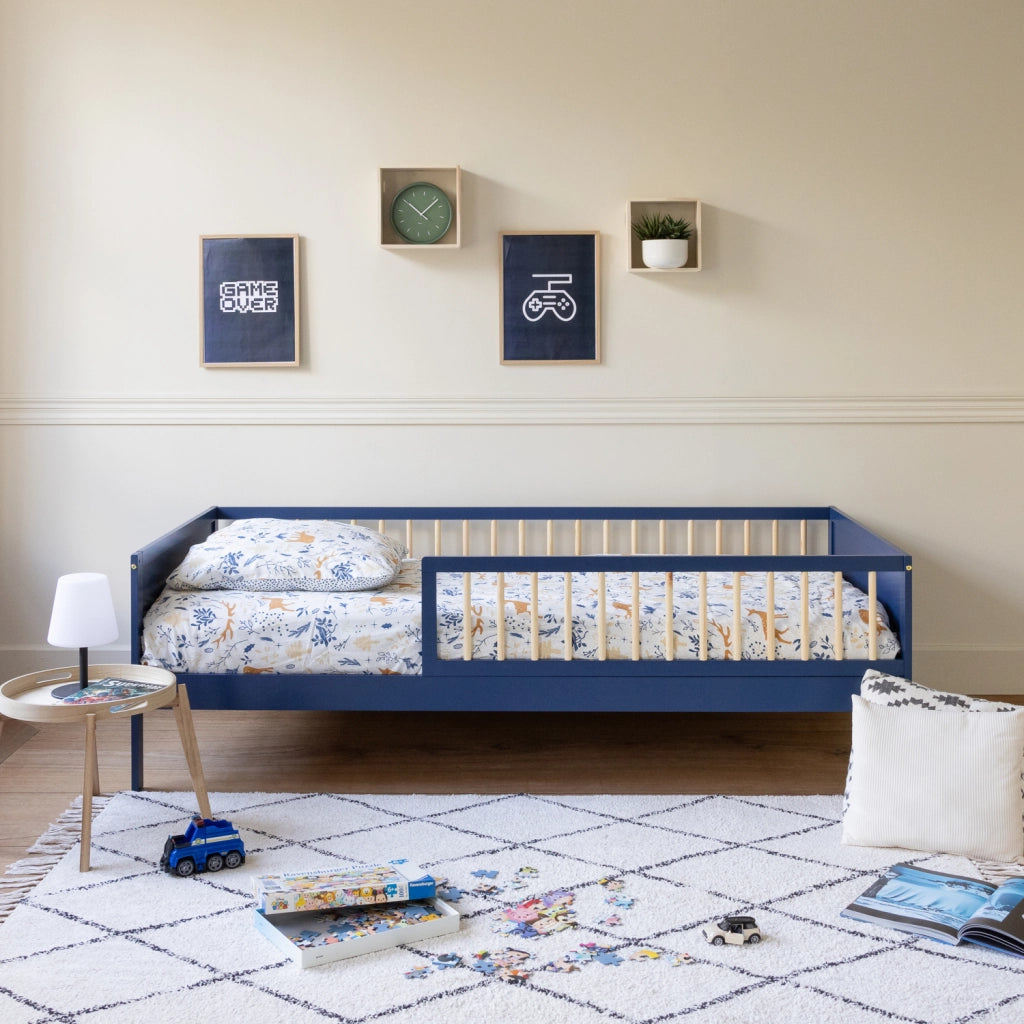 Letto per bambini 190x90cm blu scuro ADAM