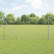 Palo della recinzione 26 pcs Grigio 3,2 x 3,2 x 170 cm