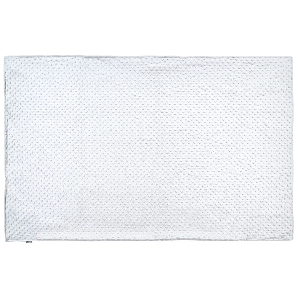 Copripiumino per coperta ponderata Bianca Tessuto poliestere 100 x 150 cm Motivo a pois Design moderno Tessile camera da letto