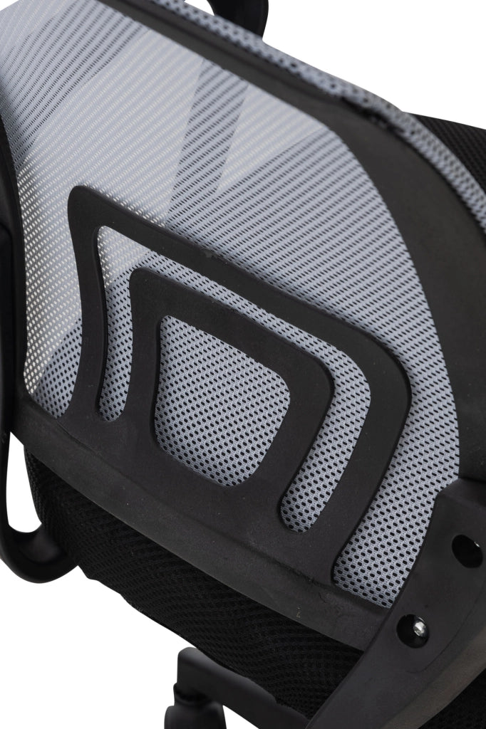 Sedia da ufficio Auburn con ruote grigio