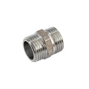 Nipplo doppio mm cromato lucido