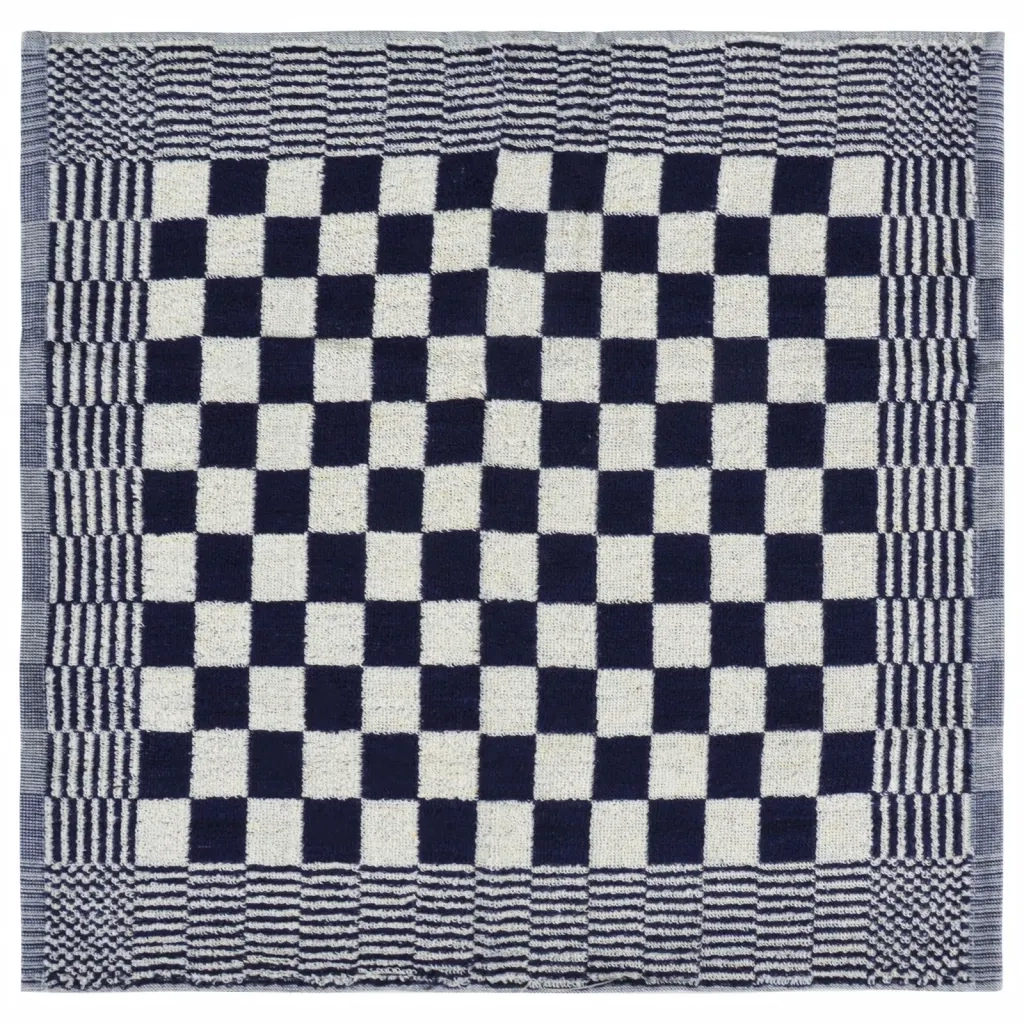 Set Strofinacci 10 pz in Cotone Blu e Bianco