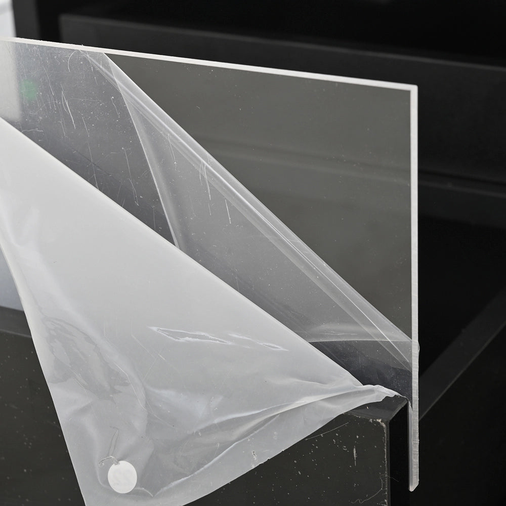 Tavolino moderno - Xylo - 90x45cm vetro temperato LED nero