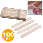 Trade Shop - Spatola In Legno Stendicera Stendi Cera Per Ceretta Abbassalingua Abbassa Lingua -