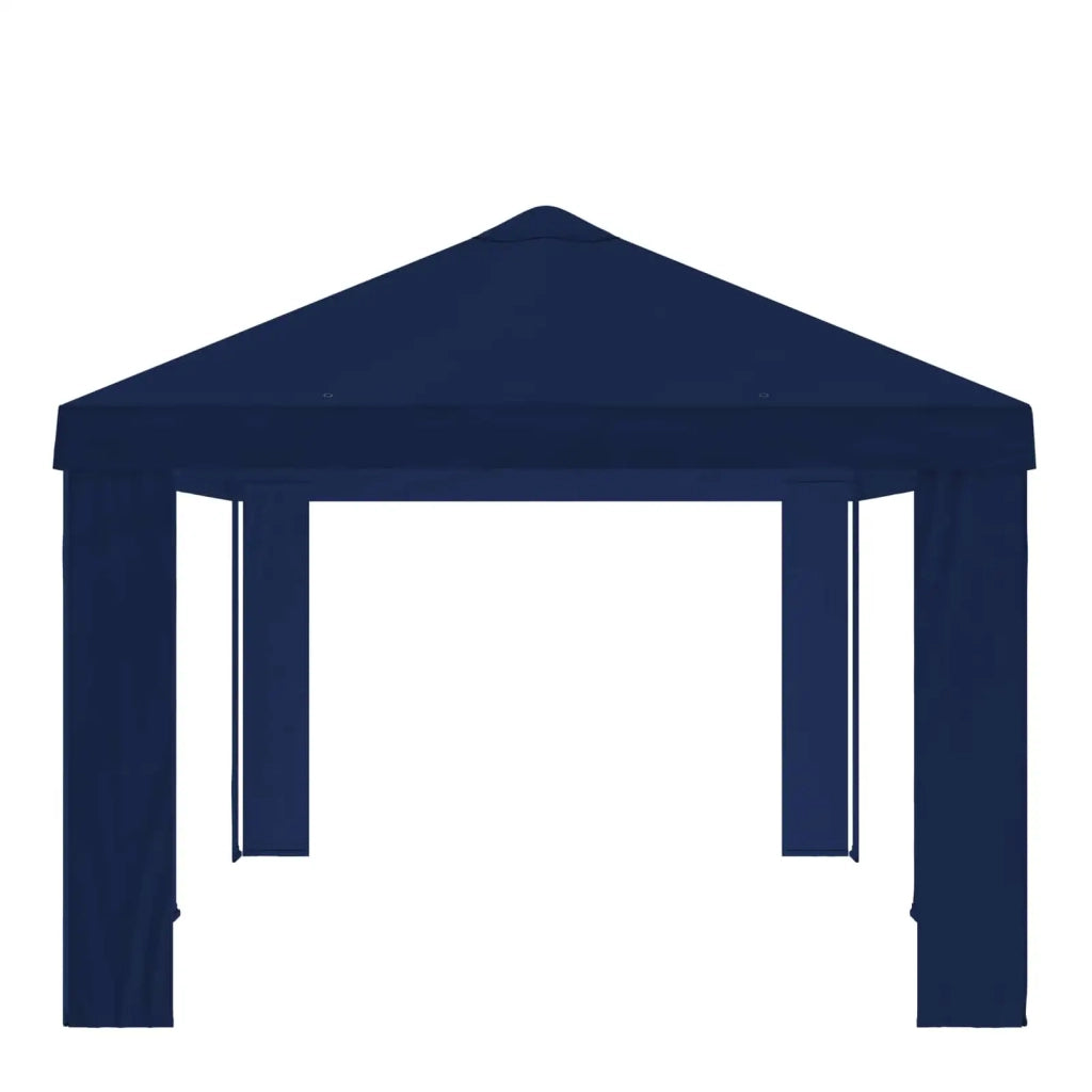 Copertura per Gazebo 6 x 3 m Blu Poliestere 190 900429
