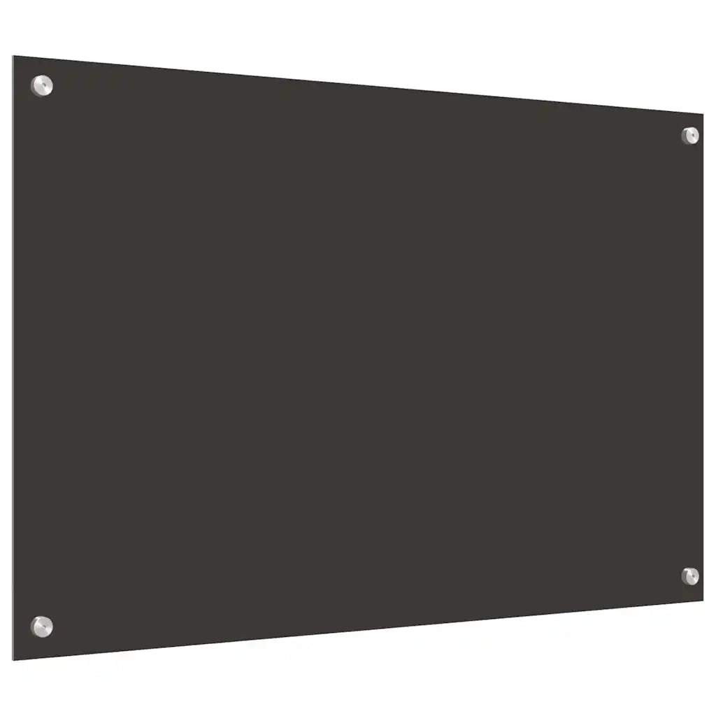 Rivestimento da Cucina 2 pz-Set di 2 Paraschizzi per Cucina Grigio scuro 90 x 60 cm