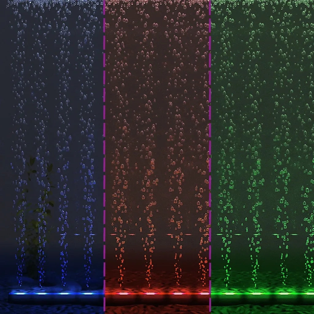 Luce LED Acquario Sommergibile con Bolle RGB 32 cm 41206