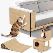 Mat per gatti, protezione autoadesiva per mobili, antiscivolo per divano, divano e parete (kaki, 40 x 60 cm)