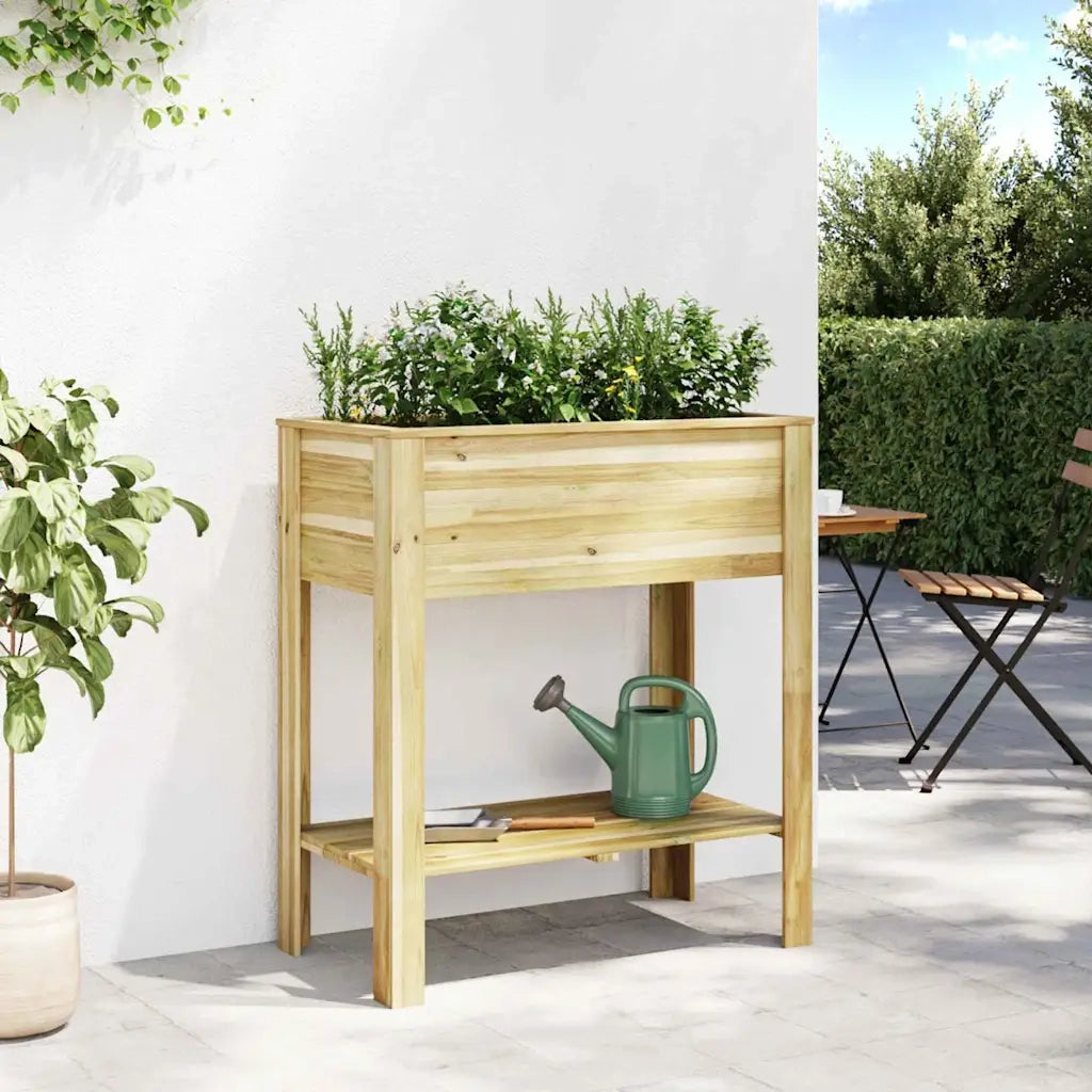 Vaso Alto Marrone 85,5 x 46,5 x 96 cm Legno di pino impregnato 42013033