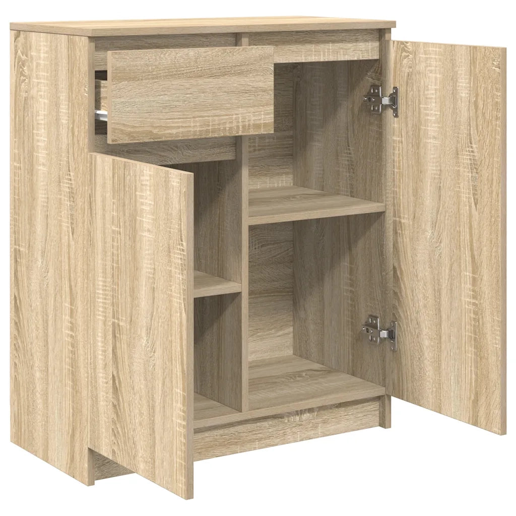 Credenza con Cassetto Rovere Sonoma 71x35x84 cm in Truciolato