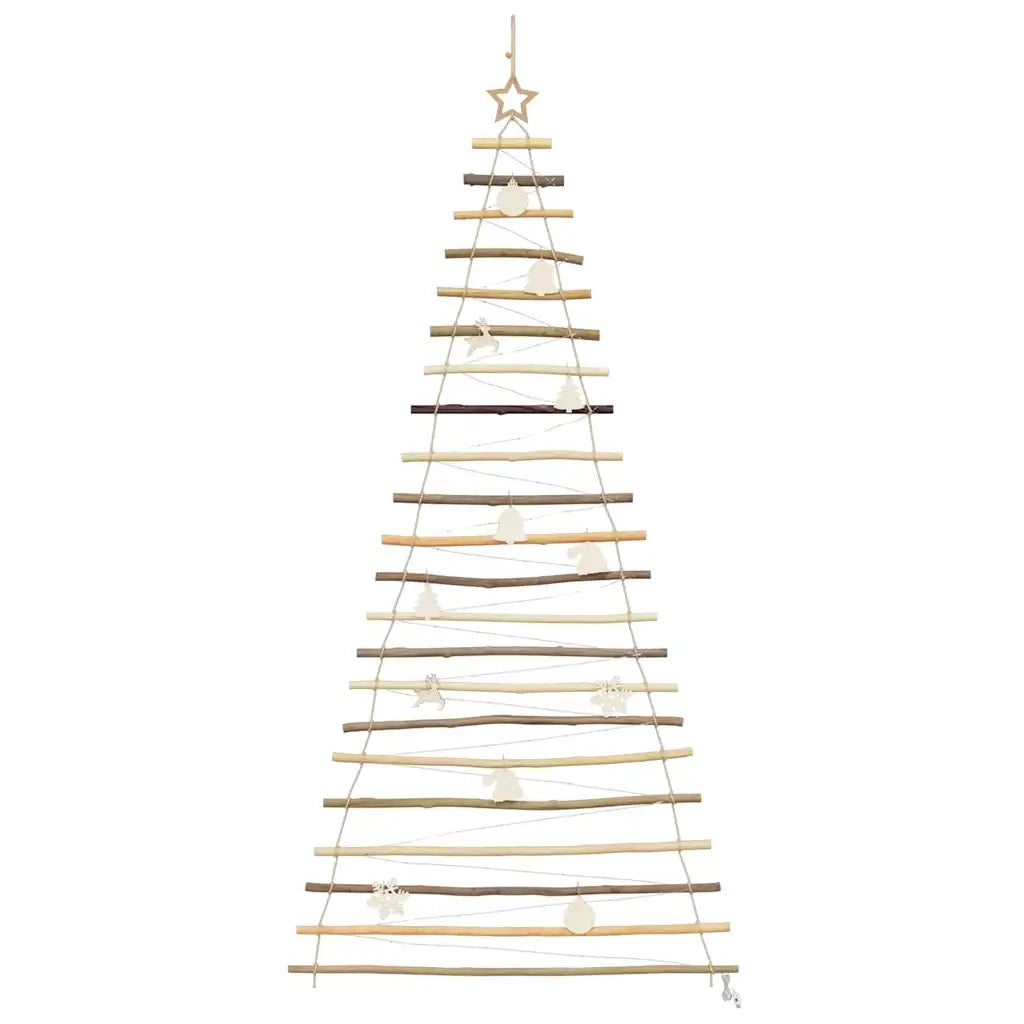 Albero di Natale Naturale 210 cm legno massiccio di frassino