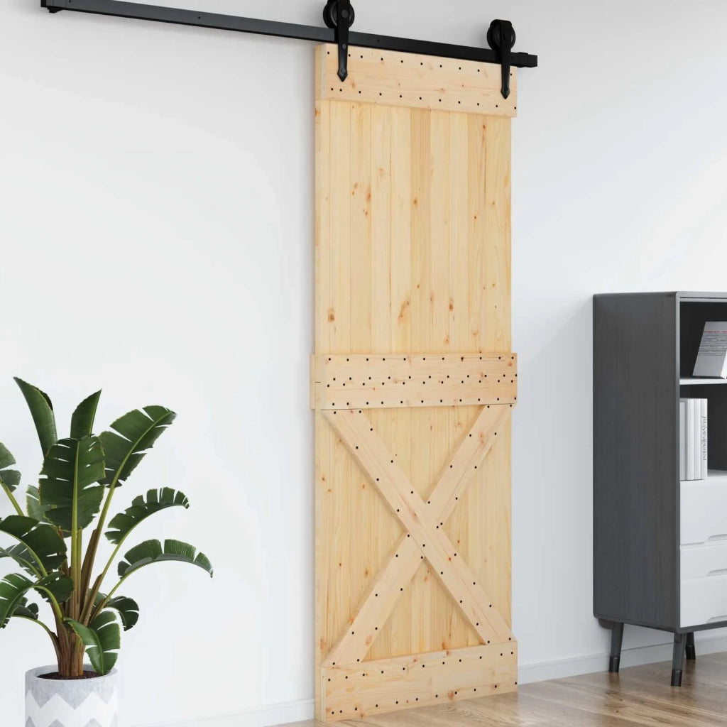 Porta NARVIK Naturale 85 x 210 cm Legno di pino solido 42047096