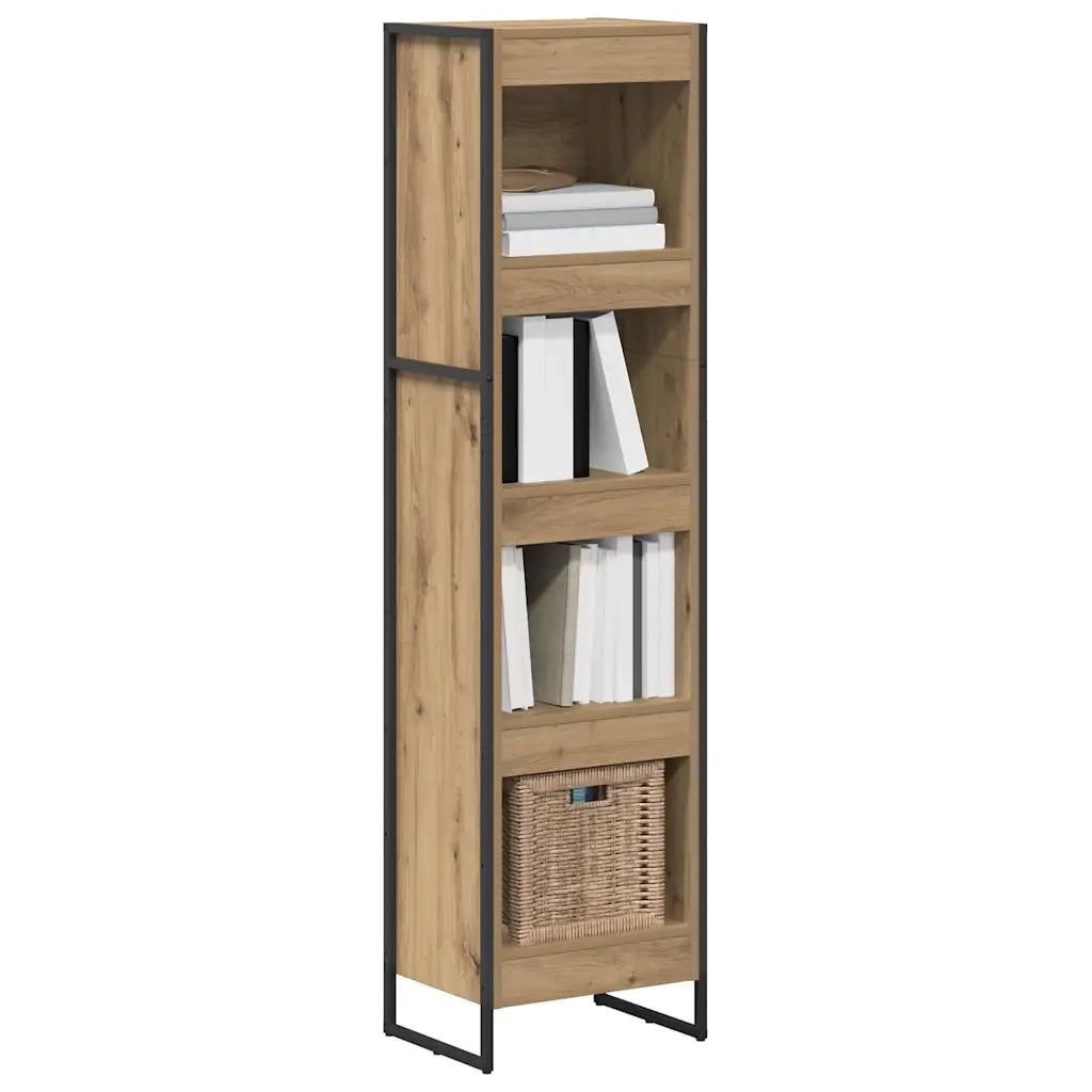 Armadio per Libri Rovere Artigianale 40 x 30 x 155 cm