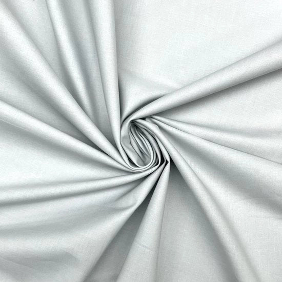 Stoffa luce grigia di cotone per metro VK - 147,5 cm largo - 100% cotone a tessuto liscio - 60 quadrati - Disponibile in 20 colori e 5 misure (1 metro, grigio chiaro)