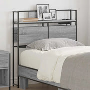 vidaXL Testata contenitore Grigio sonoma 75 cm Legno multistrato