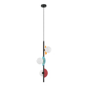 Italux NAUTI lampada a sospensione 3 luci G9 multicolor