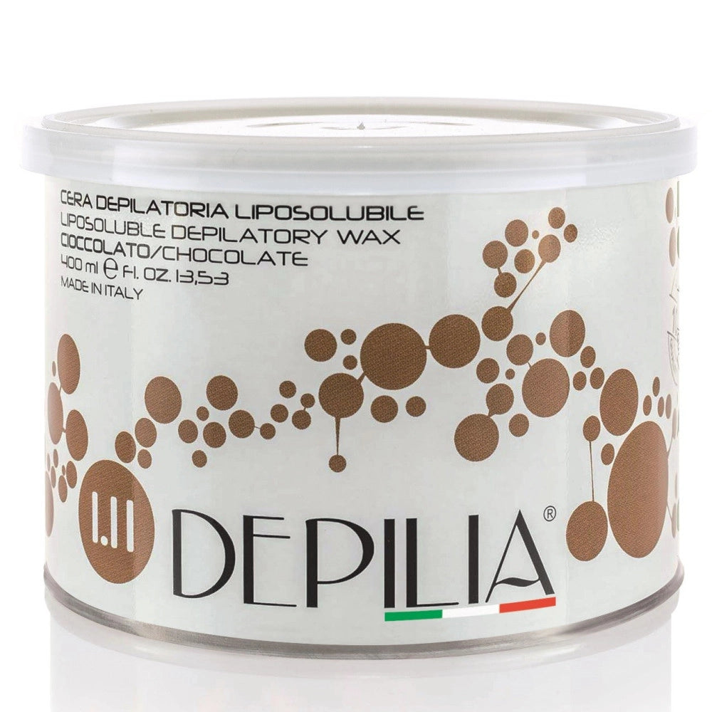 Trade Shop - Barattolo Cera Depilatoria Liposolubile Cioccolato 1.11 400ml Ceretta Depila -