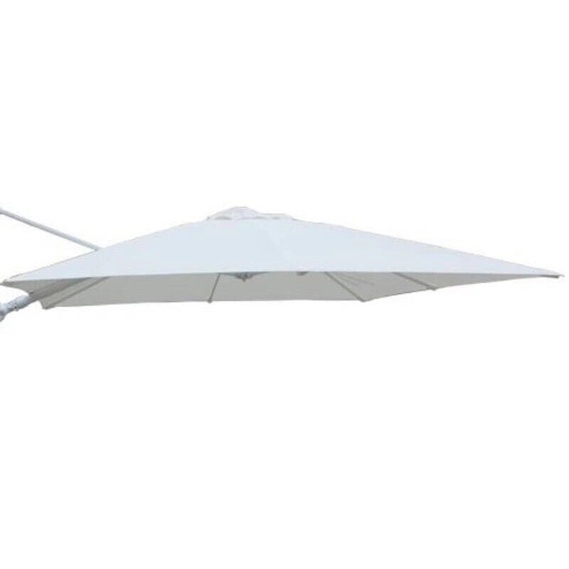 TELO PER OMBRELLONE SATURNO 3 X 4 MT IN COLORE BIANCO PALO LATERALE