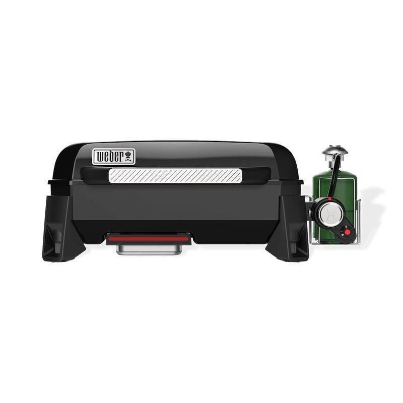 Weber 1500207 Piastra Premium SLATE GP Barbecue a Gas Portatile 3,7 kW Temperatura Max Oltre 260 °C Superficie Cottura 43x41 cm colore Nero