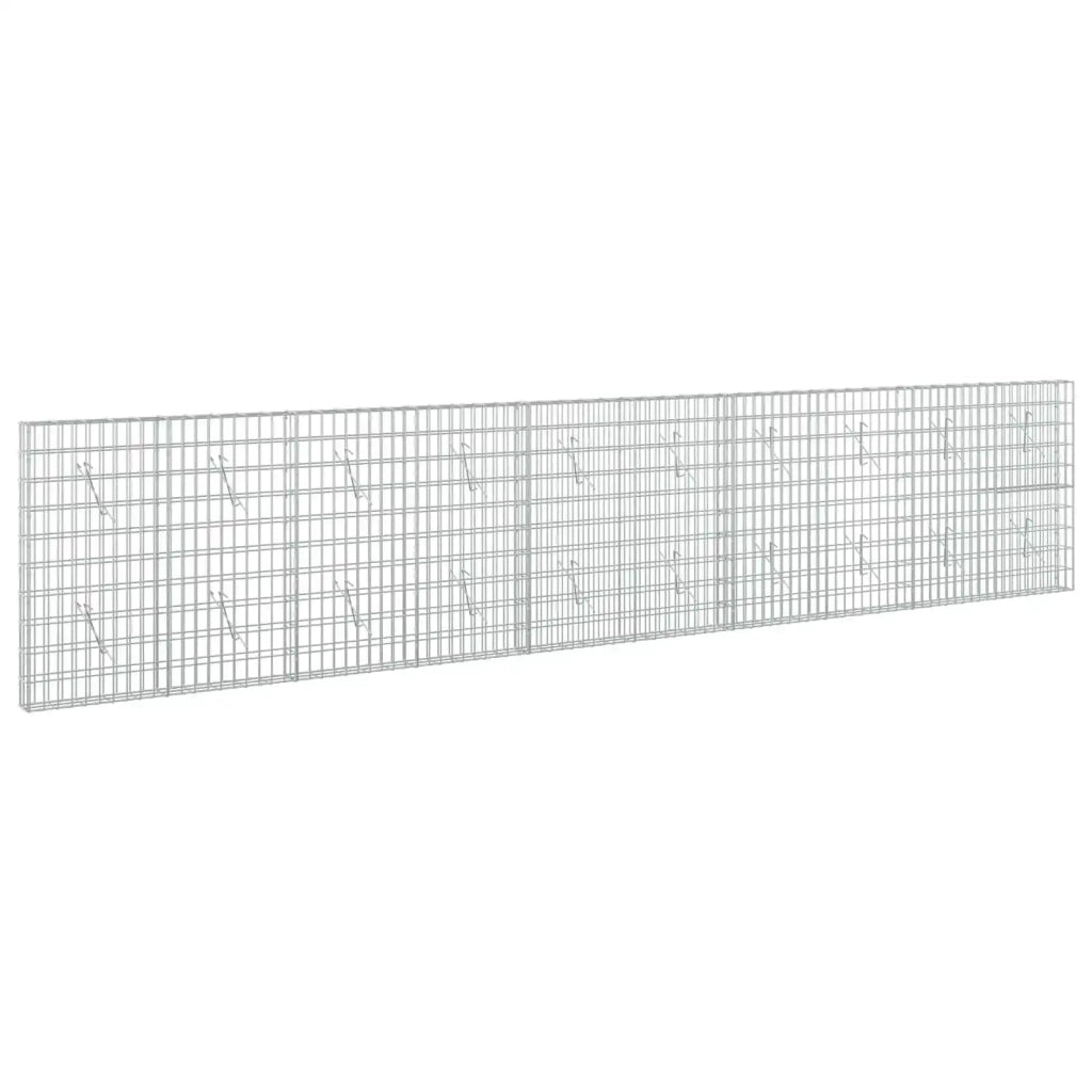 Gabione con Filo da 3,5 mm e Rete da 5x10 cm 500x10x100 cm 3462532