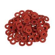 Trade Shop - 150 Pz Guarnizioni Compresse In Fibra 14 Misure Diverse Anelli Rondelle Piatte -
