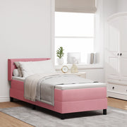 Letto con Struttura a Box Rosa 80x200 cm