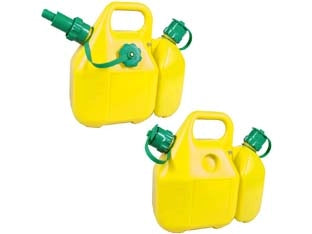 TANICA DOPPIA PER BENZINA/OLIO LT.6 +2,5  lt.6 + lt.2,5    EXCEL
