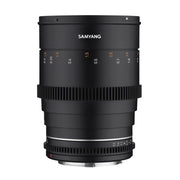 Teleobiettivo Obiettivo per video MF 85mm T1,5 VDSLR MK2 – luminoso T1,5 per Canon RF Mount, Follow Focus, full-frame e APS-C, risoluzione 8K