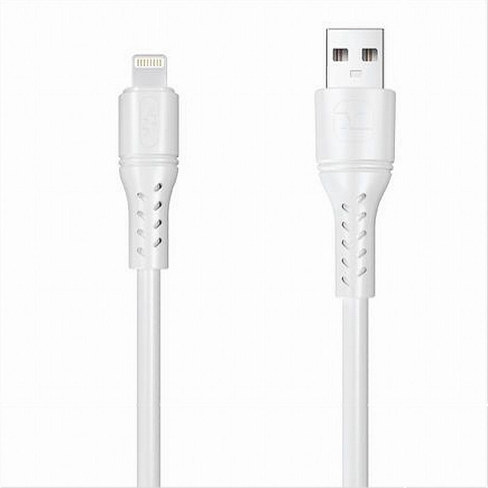 Trade Shop - Cavo Usb Lightning 3a 1mt Super Ricarica Dati Resistente Iphone Ipad Ipod F-ip046 -