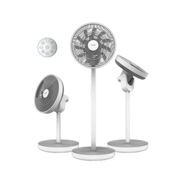 Cecotec energy silence 2600 ventilatore batteria 33cm display + telecomando - CC08243