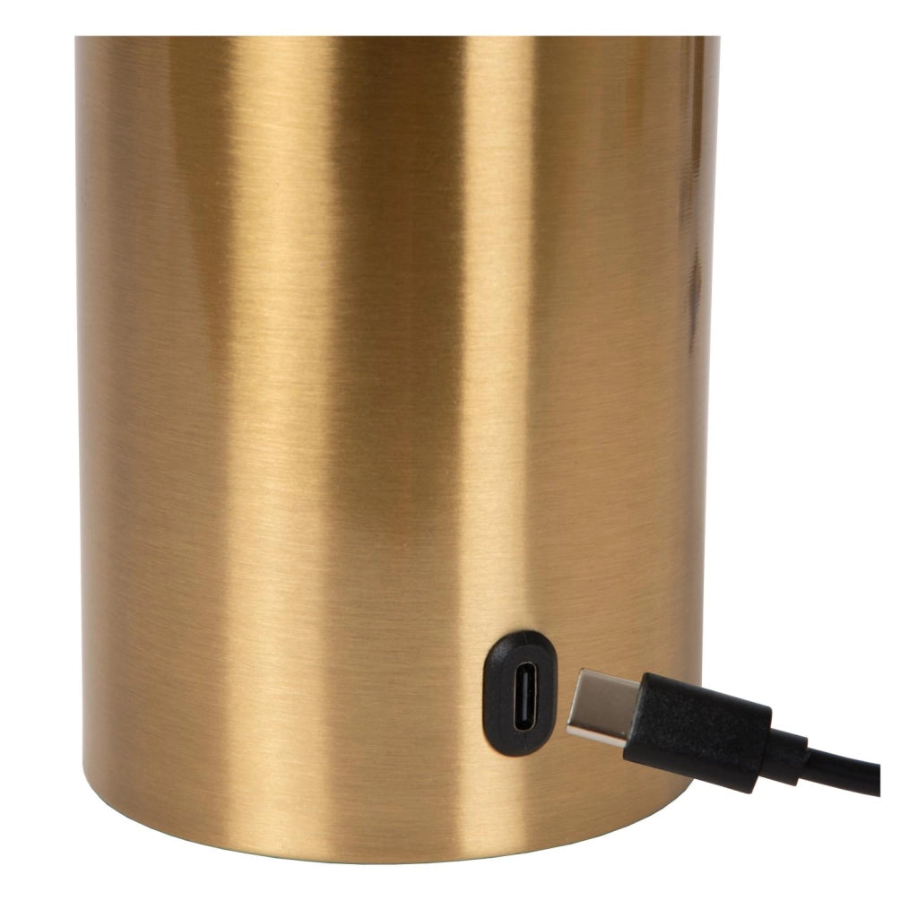 Lampada da tavolo LED dimmerabile ottone VIVO Lucide