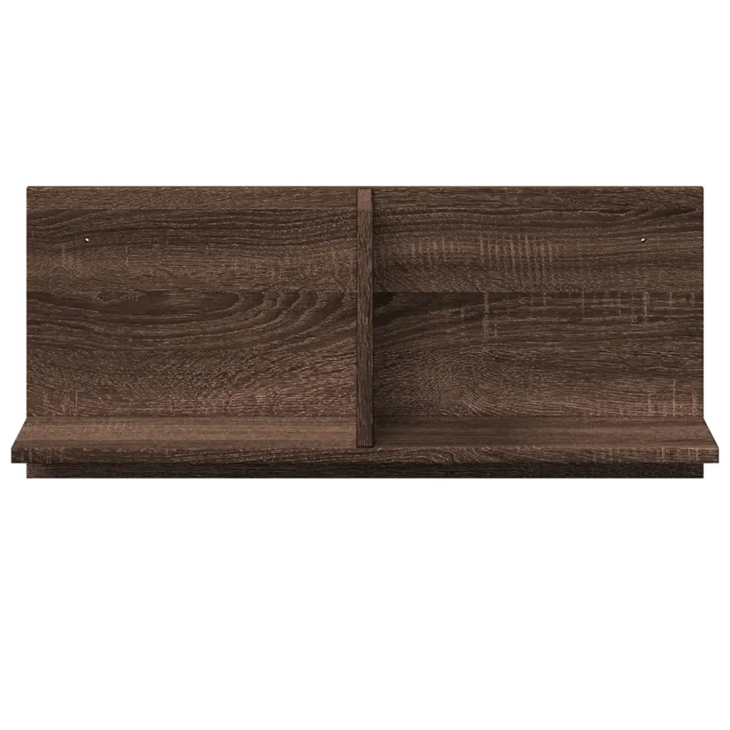 Mobile a Parete 70x16,5x30 cm Rovere Marrone Legno Multistrato