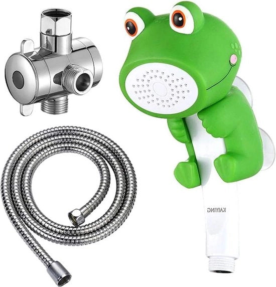 Douchekop per bambini - getto d'acqua cartoon per bambini - doccia per bambini - accessori per la doccia - attacco per doccia - tubo - valvola a scorrimento