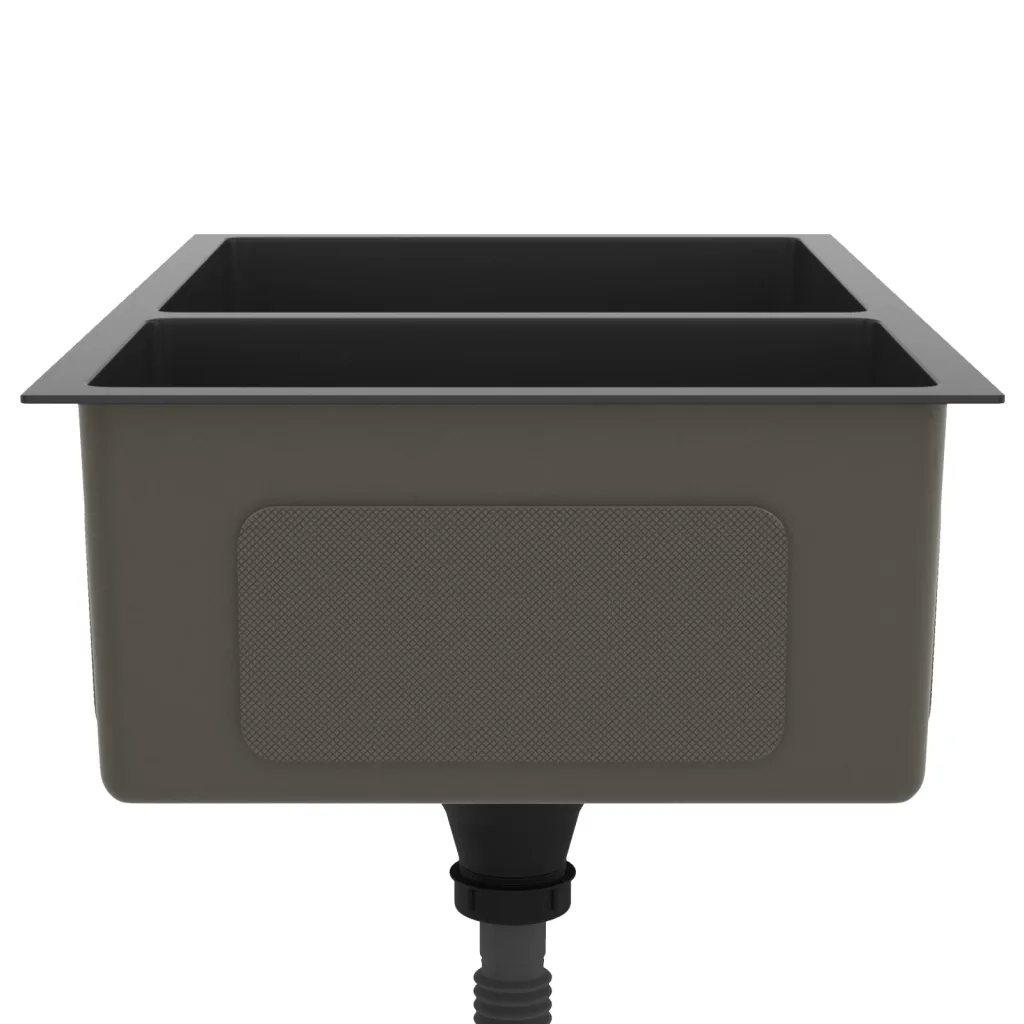 Lavello da Cucina Nero in Acciaio Inossidabile CFW1004600