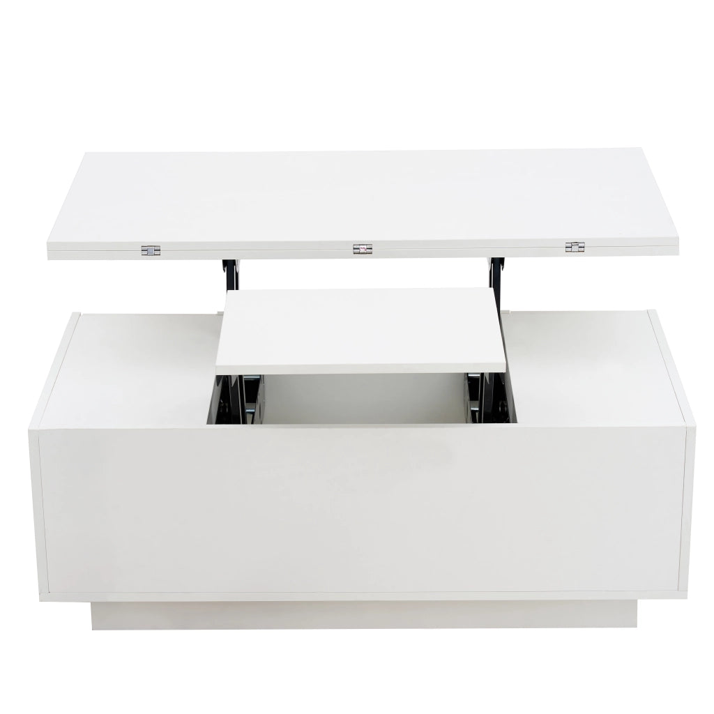 Tavolino moderno con meccanismo a doppia elevazione - Zephmum- 50 kg di carico
