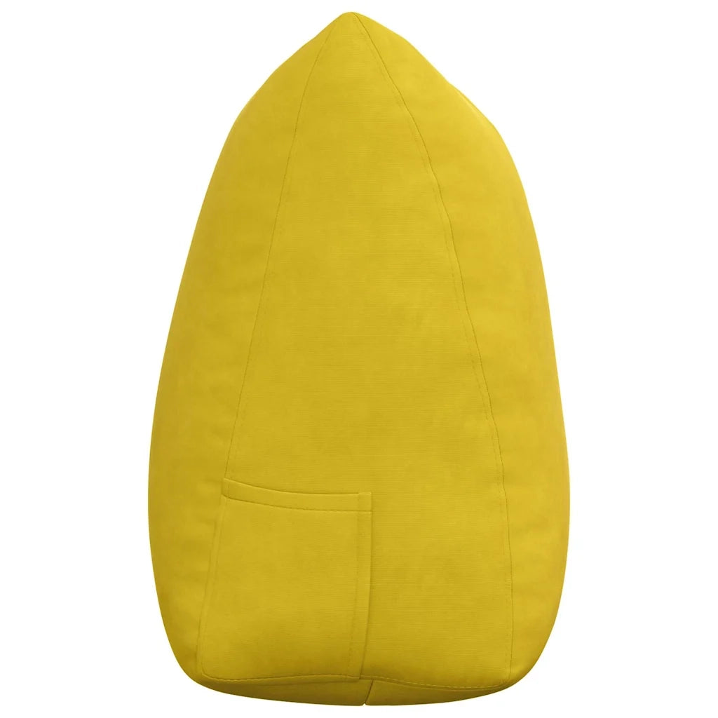 Cuscino per Schiena Giallo 140 x 24 x 50 cm Velluto 42014523