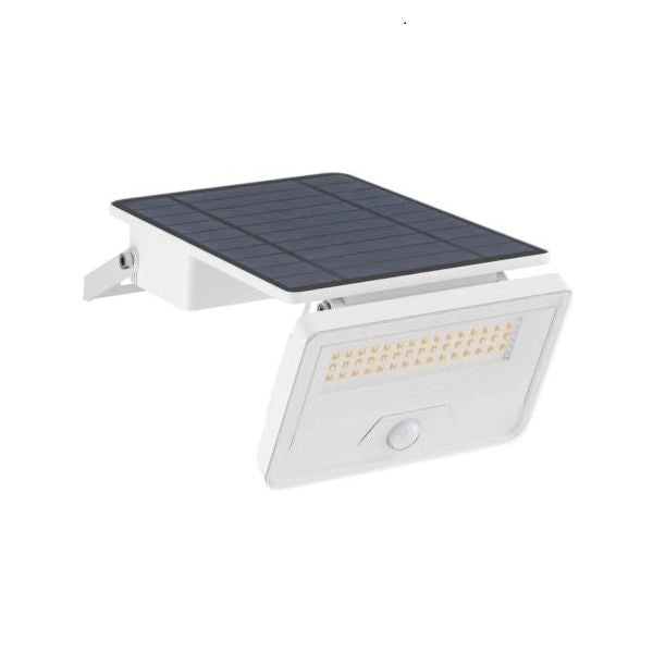 PROIETTORE A RICARICA SOLARE LED 8W 4000K 1600LM IP65 SKY SOLAR SENSOR BENEITO