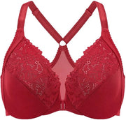 Sostenitori Plus Size a Copertura Completa per Donna - Cinturino con Bottone con Cinturino Racerback - Chiusura con Cerniera - Respirante - Comodo - Adatto alle Donne - Zavorra