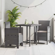 Sedia da Giardino 2 pcs Grigio chiaro 53 x 49 x 85 cm 847464